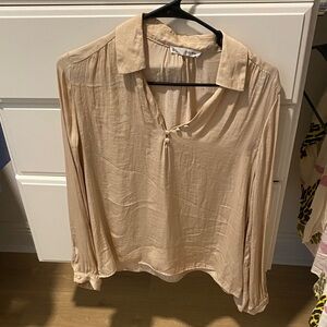Chic Beige Women's Blouse
